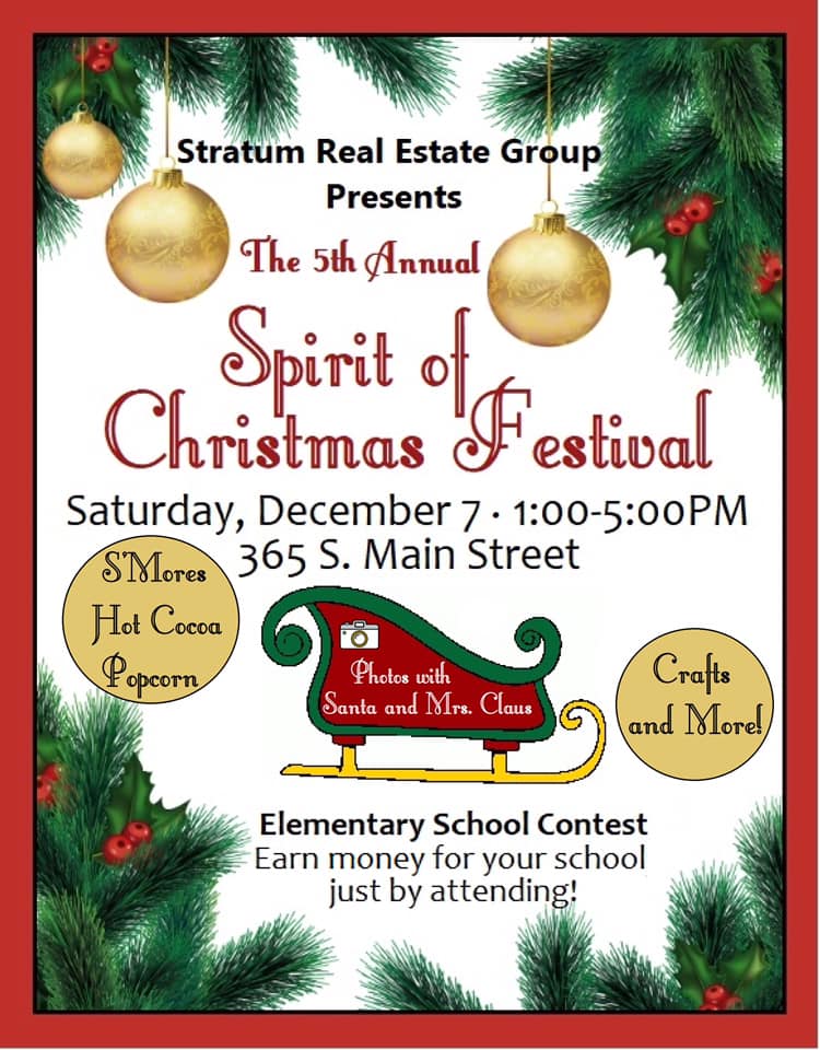 Invitation to Stratum's Spirit of Christmas Festival