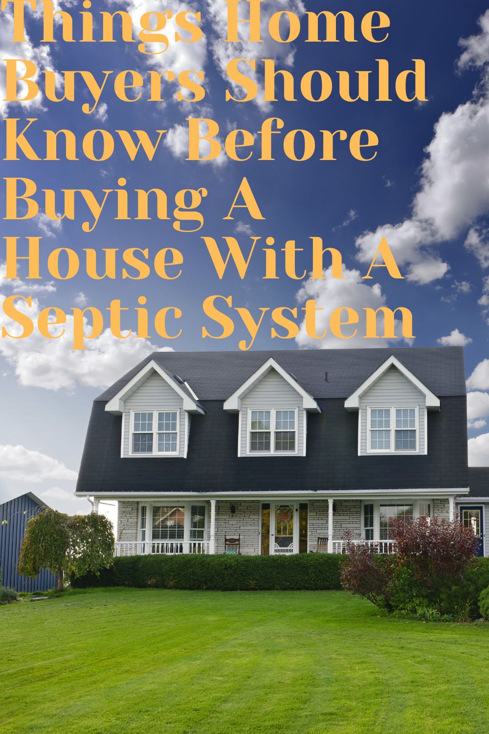 Should i buy a house with septic tank discount
