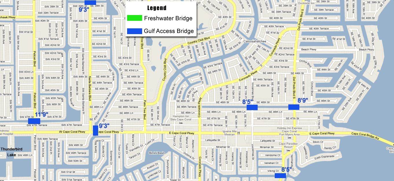 Cape Coral Canals And Bridges   Freshwater Cape 1 