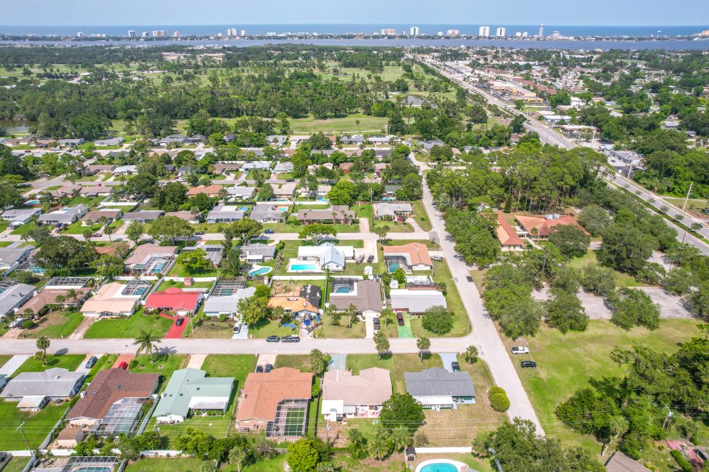 Mainland Area of Daytona Beach Aerial Photo