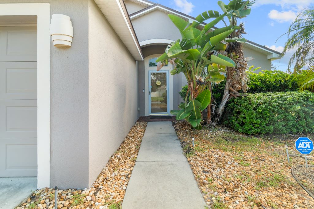 Front door of a home