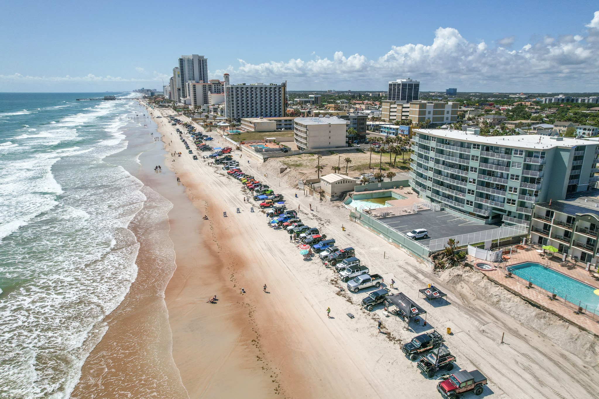 Photo of Daytona Beach condo strip