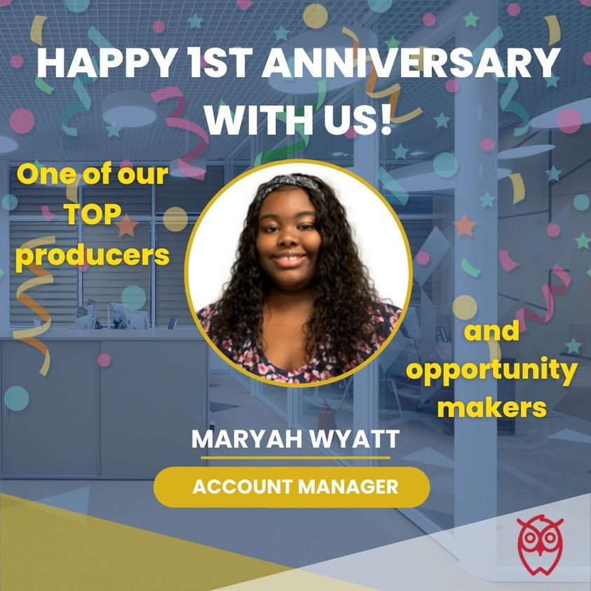 Maryah Wyatt's one year with the company