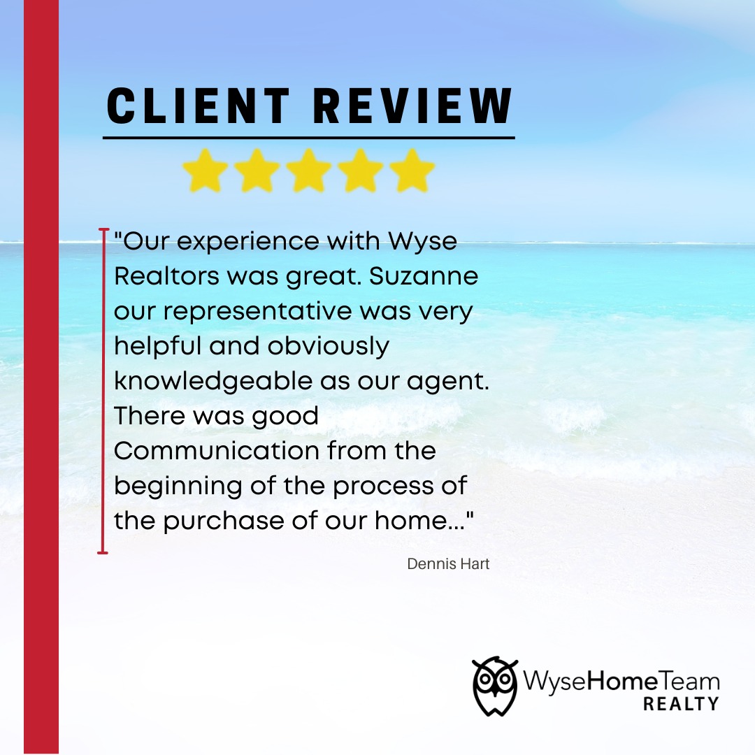 Review from Suzanne's client Dennis