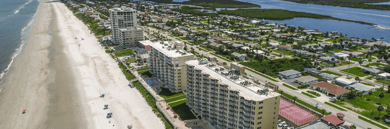 photo of condo buildings in ponce inlet, fl