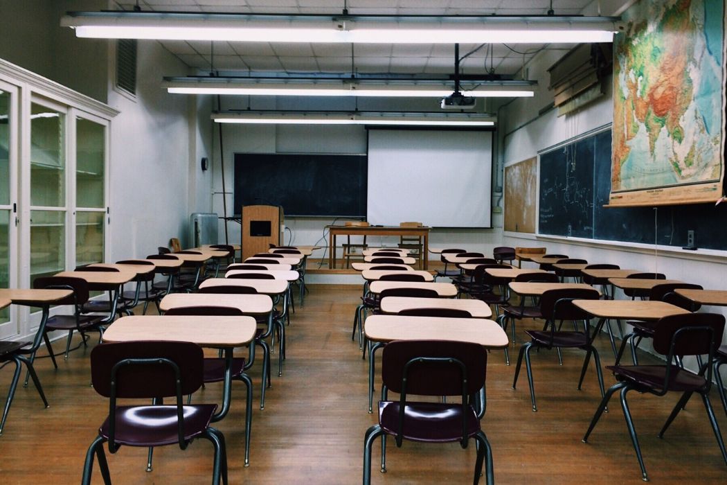 image of a classroom in a school in Florida