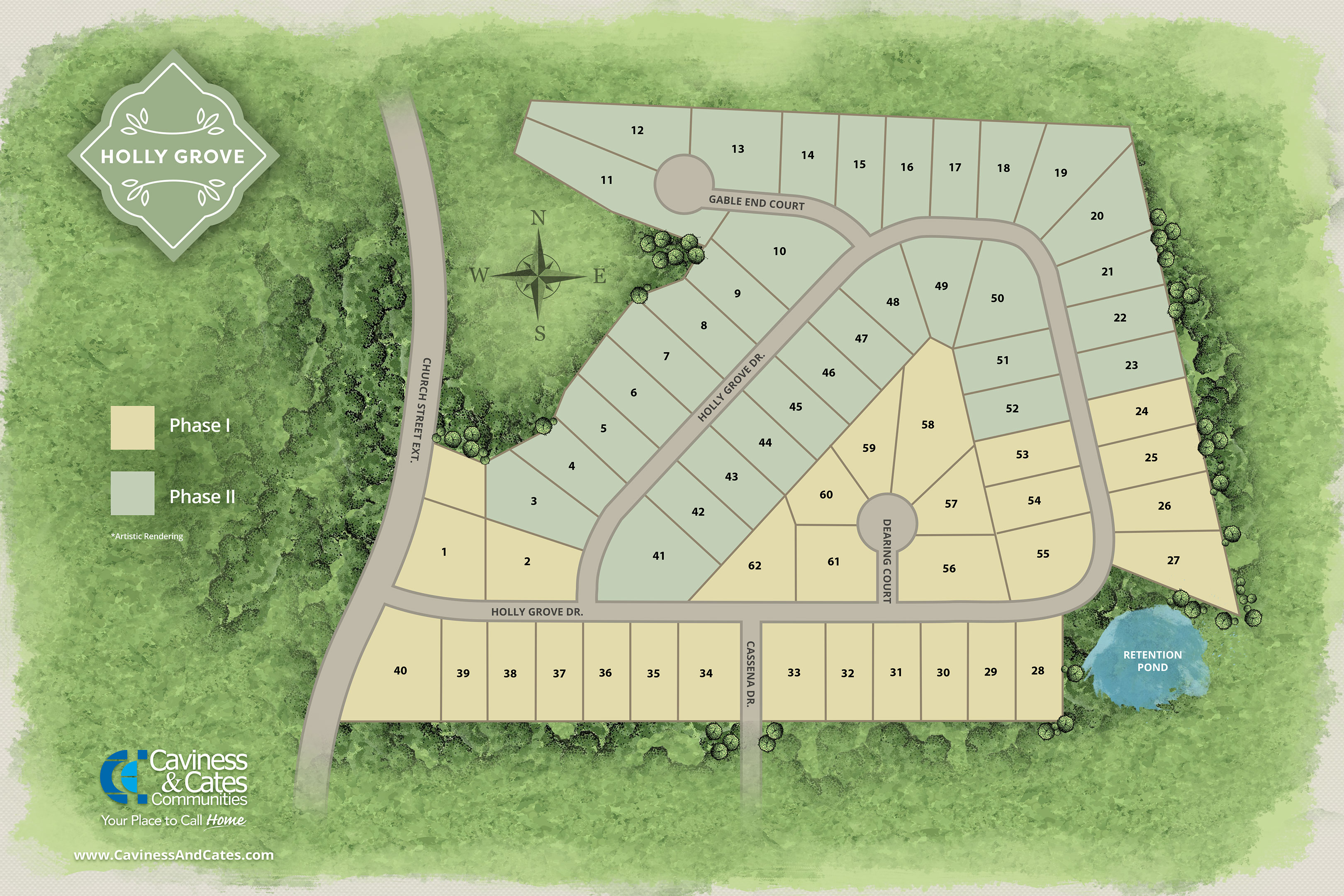holly grove site map