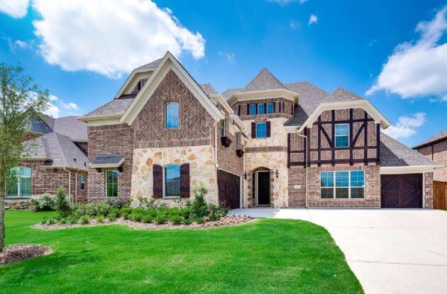 Three car garage home in the Keller School District boundary
