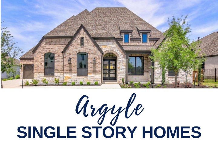Single story home for sale Argyle TX 76226