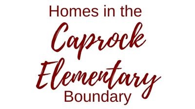 Caprock Elementary Homes for Sale, Keller ISD