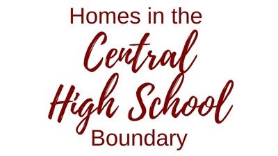 Homes in Central HS Boundary for sale