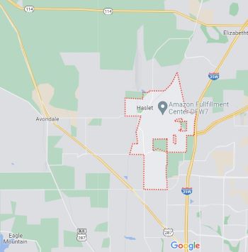 City of Haslet Map