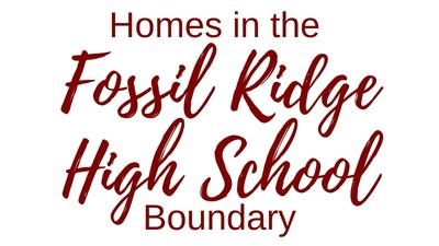 Homes in Fossil Ridge Boundary, Keller ISD