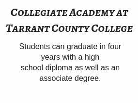 GCISD students can graduate High School with an associates degree