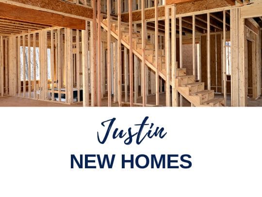 New Construction Builder Homes For Sale In Justin Texas