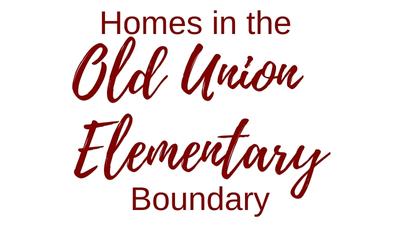 Houses for sale in the Old Union Elem Boundary, Southlake Carroll ISD
