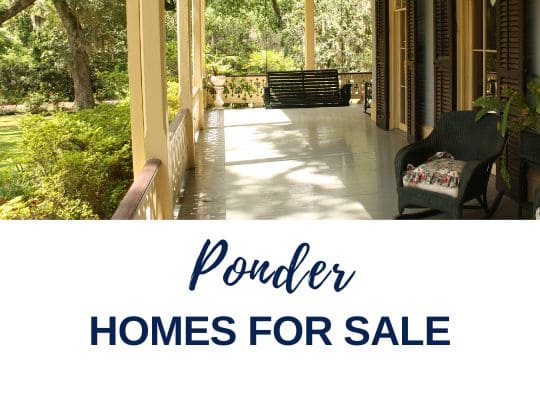 Ponder Home and Real Estate for Sale