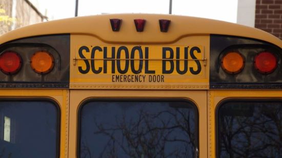 School bus in Trophy Club