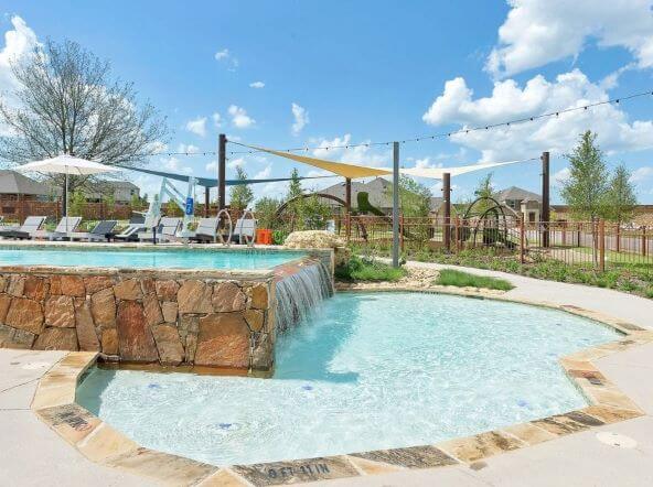 Westbridge Pool, Canyon Falls Community in Northlake, Flower Mound and Argyle Texas