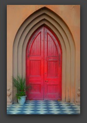 Charleston SC Church Door