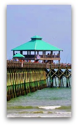 Folly Beach Pier on Folly Beach, SC