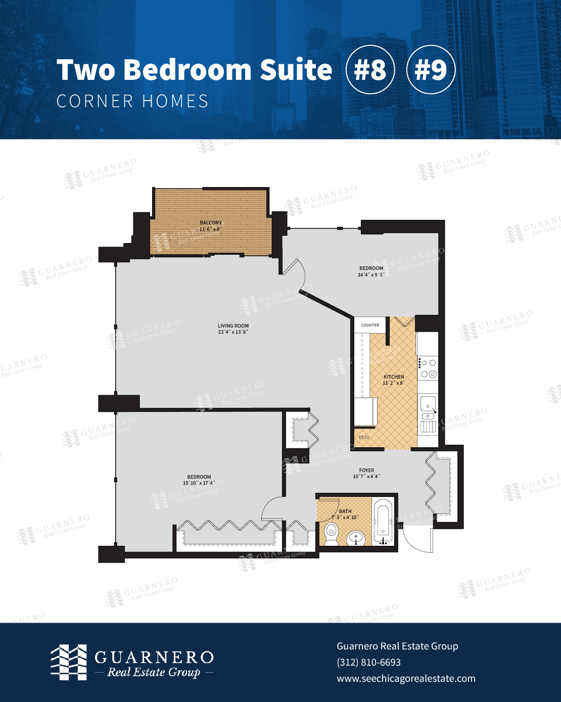 222 E. Pearson Floor Plans