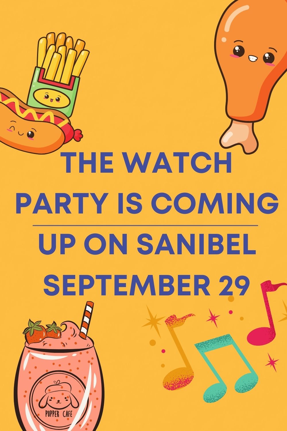 The Watch Party is Coming Up on Sanibel September 29