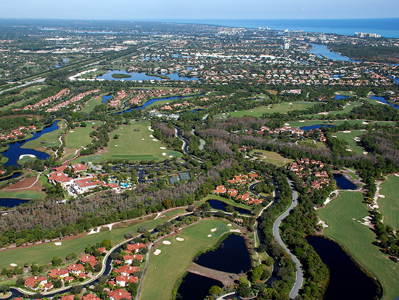 Trump National Golf Homes for Sale Aerial