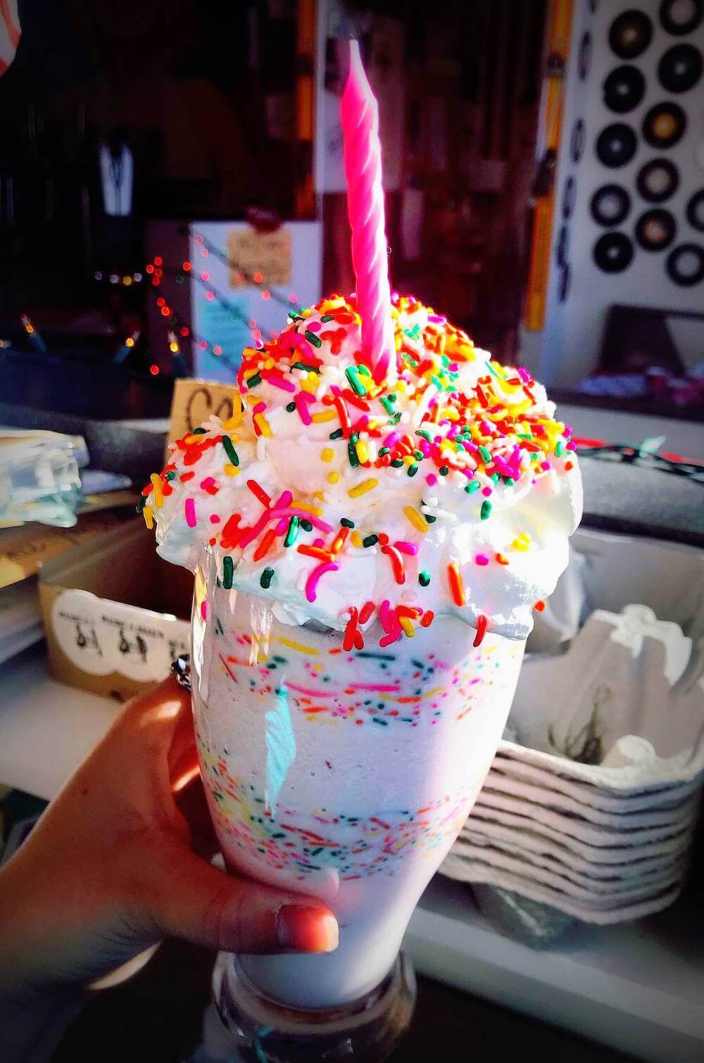 Johnny B Good Funfetti Birthday Cake Milkshake Steamboat Springs 