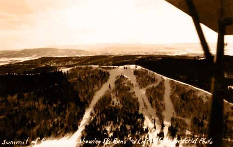 Historical Photo of Mount Werner in Steamboat Springs Colorado