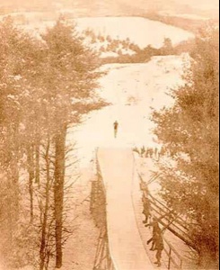 Historical Photo of Steamboat Springs Ski Jump on Howelsen Hill