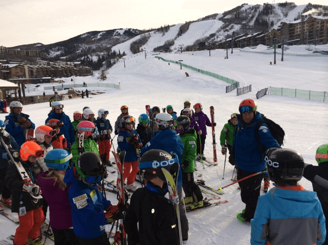 Kids Skiing at the Steamboat Springs Winter Sports Club