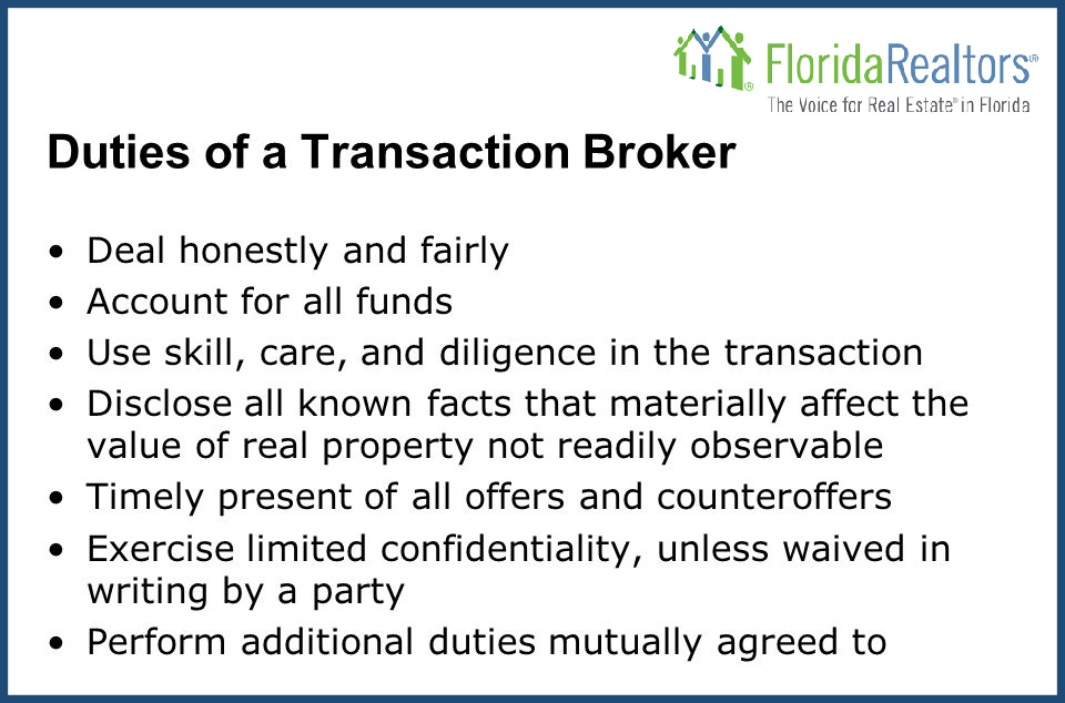 florida transaction broker