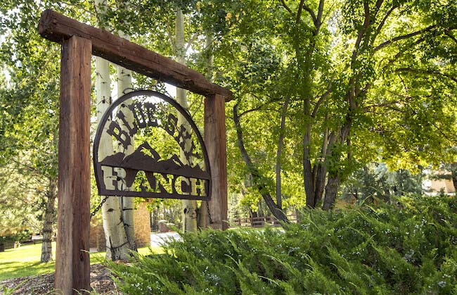 Blue Sky Ranch, Animas Valley, Neighborhood Sign