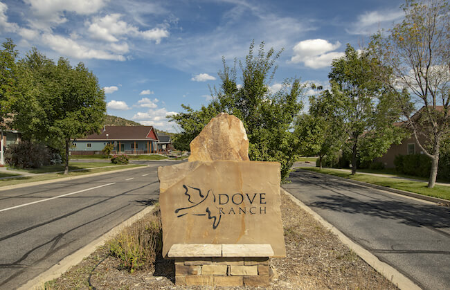 Dove Ranch, Bayfield, Neighborhood Sign