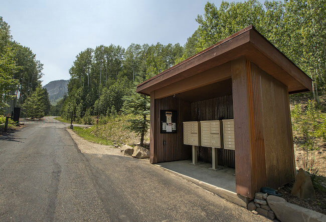 Castle Rock Community Mailboxes in Durango Colorado