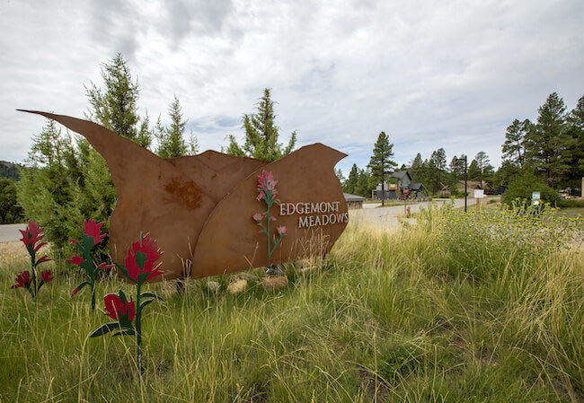 Edgemont Meadows, Durango, Neighborhood Sign