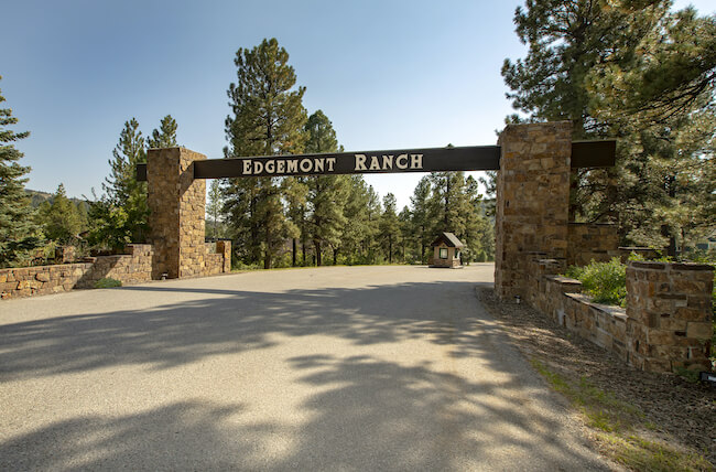 Edgemont Ranch Neighborhood Entranceway in Durango Colorado