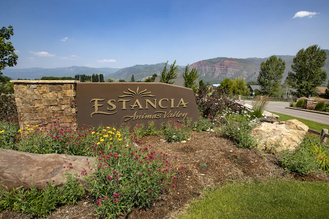 Estancia, Durango, Neighborhood Sign