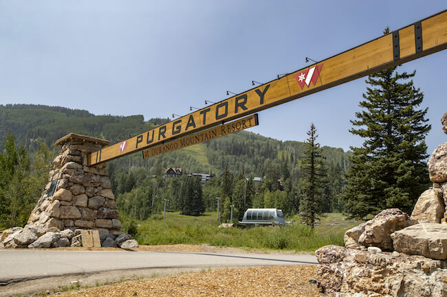 Purgatory Resort Community, Durango, Entrance Sign