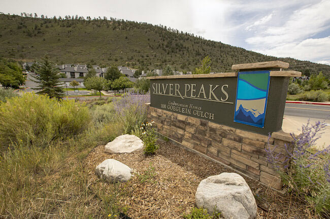 Silver Peaks Community Sign in Durango Colorado