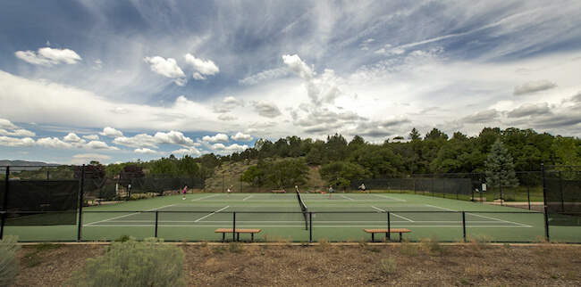 Sky Ridge Tennis Courts in Durango Colorado