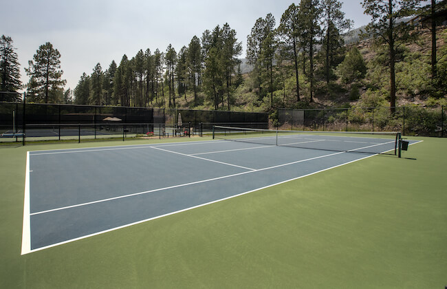 Tamarron Community Tennis Courts in the Resort Area of Durango Colorado