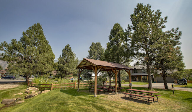 Valley Meadows Community Covered Picnic Area in Durango Colorado