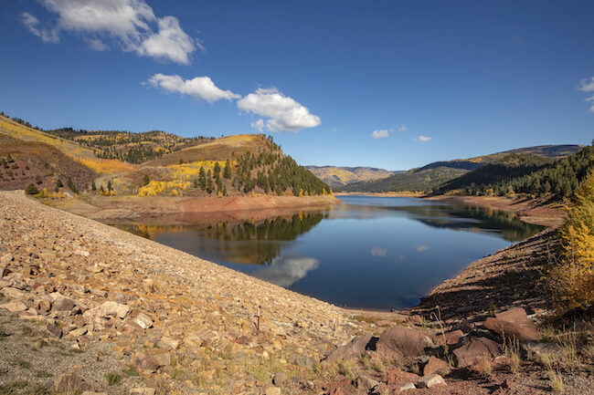Lemon Reservoir, Durango, Banks of Lemon Lake