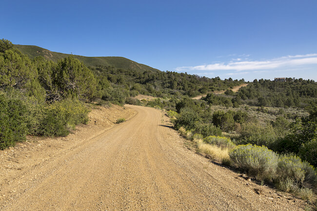 Long Hollow Ranch III Unpaved Road in Hesperus Colorado