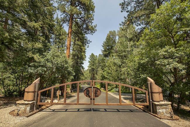 Rockwood Estates Community Gated Entrance in the Resort Area of Colorado
