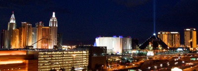 Lego Model of Panorama Towers In Las Vegas