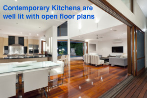 Contemporary style kitchens