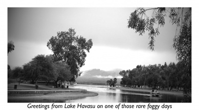 A Foggy Day on Lake Havasu